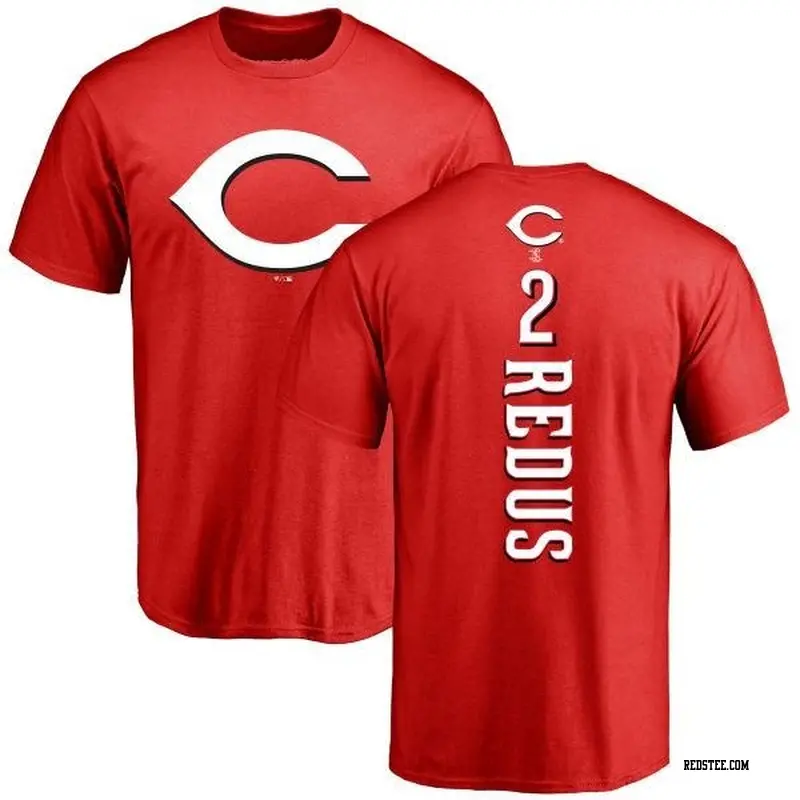 Gary Redus Cincinnati Reds Women's Red Backer Slim Fit T-Shirt 