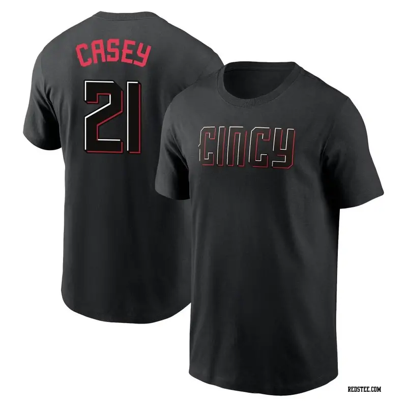 Shogo Akiyama Cincinnati Reds Men's Red Backer T-Shirt 