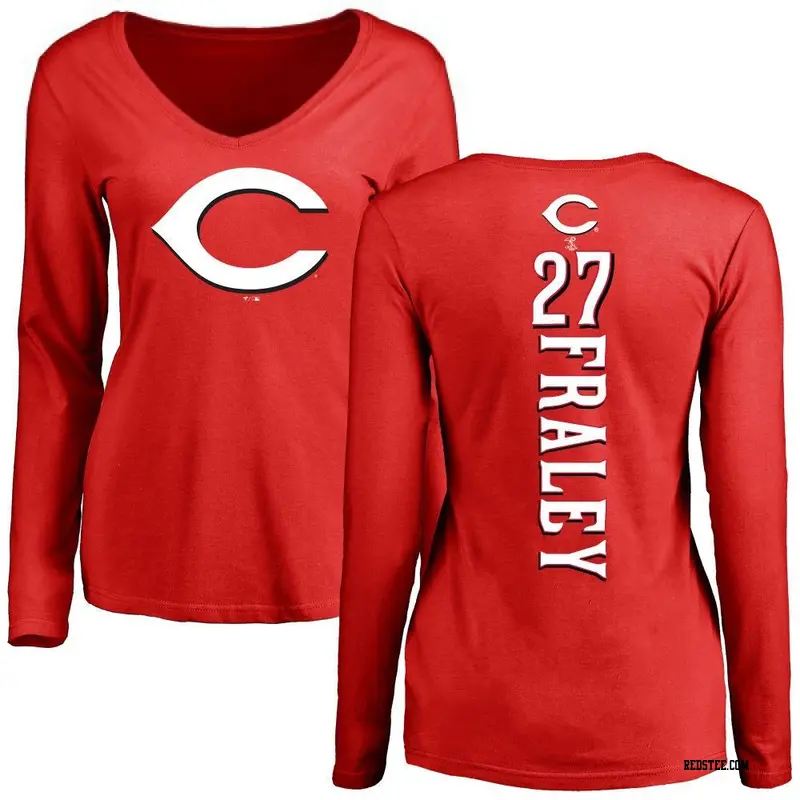 Jake Fraley Cincinnati Reds Youth Backer T-Shirt - Ash