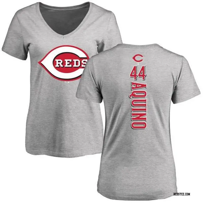 Aristides Aquino Cincinnati Reds Men's Red Base Runner Tri-Blend Long  Sleeve T-Shirt 