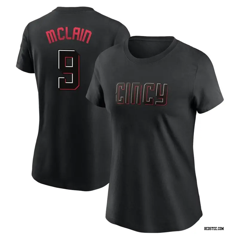 Matt McLain Men's Cincinnati Reds Alternate Jersey - Black Golden