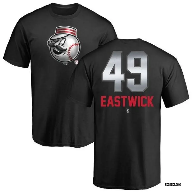 Rawly Eastwick Cincinnati Reds Women's Backer Slim Fit T-Shirt - Ash